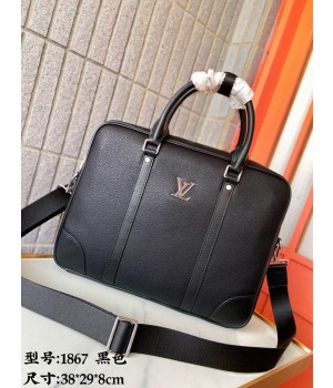 Louis Vuitton Bags Men LV briefcase 1867 38X29X8cm XM