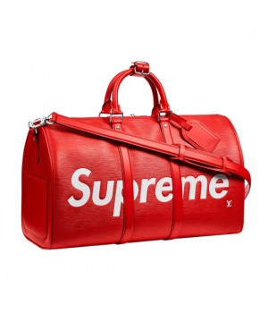 Louis Vuitton x Supreme Keepall Bandouliere 45 M53419 Epi Leather