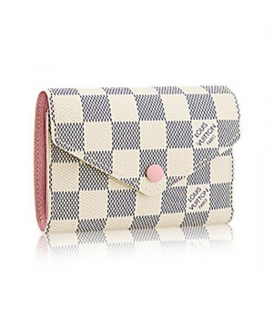 Louis Vuitton Victorine Wallet N64022 Damier Azur Canvas