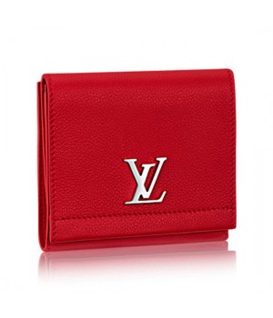 Louis Vuitton Lockme II Compact Wallet M64308 Taurillon Leather