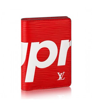 Louis Vuitton x Supreme Pocket Organiser M67714 Epi Leather