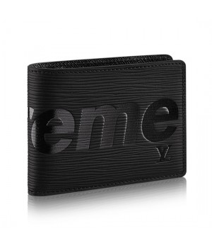 Louis Vuitton x Supreme Slender Wallet M67718 Epi Leather