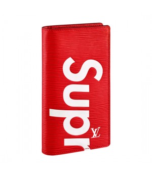 Louis Vuitton x Supreme Brazza Wallet M67719 Epi Leather