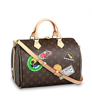 Louis Vuitton Speedy Bandouliere 30 My World Tour P00174 Monogram Canvas