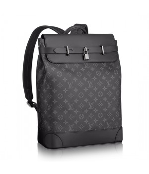 Louis Vuitton Steamer Backpack M44052 Monogram Eclipse Canvas