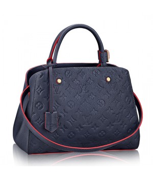 Louis Vuitton M42746 Montaigne MM Tote Bag Monogram Empreinte Leather