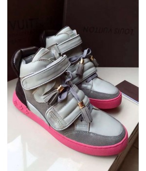Louis Vuttion Kanye High-Top Sneaker Grey 2015 (GD1066-092435 )