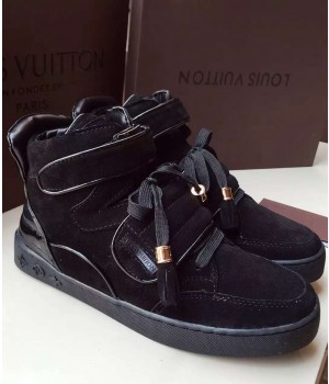 Louis Vuttion Kanye High-Top Sneaker Black 2015 (GD1066-092436 )