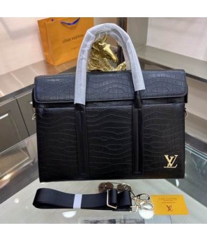 Louis Vuitton Bags Men LV briefcase 5514-1 38X28X9cm XM 2colour
