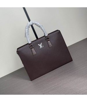 Louis Vuitton Bags Men LV briefcase 7896-1 39X29X7cm WP 2colour