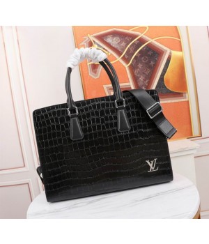 Louis Vuitton Bags Men LV briefcase 8385-1 39X29X7cm WP-1