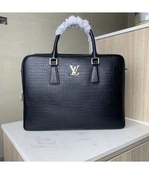 Louis Vuitton Bags Men LV briefcase 8398-1 39X29X8cm XM