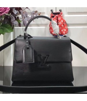 Louis Vuitton Grenelle PM Top Handle Bag in Epi Leather M53695 Black 2019 (KAIS-9050607 )