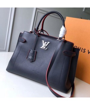 Louis Vuitton Lockme Day Tote Bag M53645 Navy/Red 2019 (FANG-9042314 )