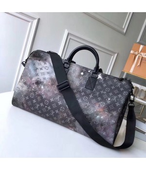 Louis Vuitton Monogram Galaxy Canvas Keepall 50 Bandouliﾨﾨre Bag M44166 2018 (XLJ-8122007 )