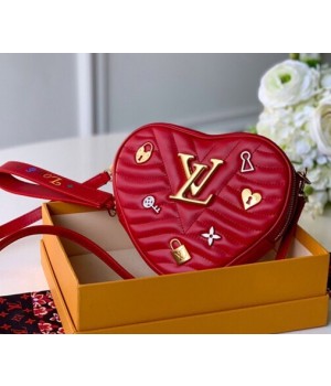 Louis Vuitton Love Lock New Wave Heart Bag M52794 Red 2019 (KD-9021310 )