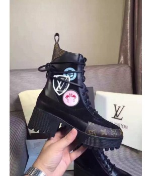 Louis Vuitton Checkpoint Platform Desert Boots 1A26M0 Stickers 2016 (DF-6092032 )