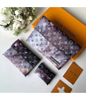 Louis Vuitton Monogram Galaxy Canvas Pochette Alpha Triple M44177 2019 (TINO-8122524 )