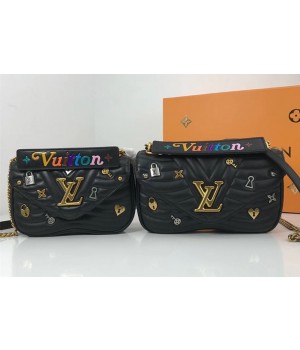 Louis Vuitton Love Lock New Wave Chain Bag M52913 Black 2019 (YPJ-9021304 )