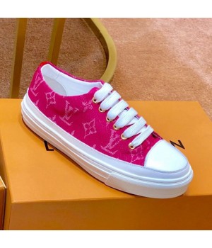 Louis Vuitton Stellar Sequin Sneaker Hot Pink 2019 (SIYA-9042474 )