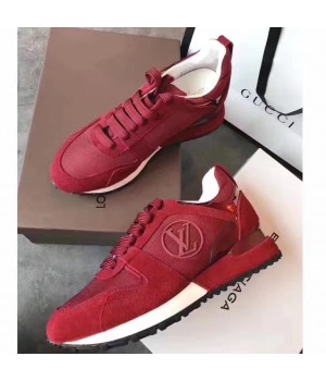 Louis Vuitton Run Away Sneaker Burgundy 2017 (GD5023-7080703 )