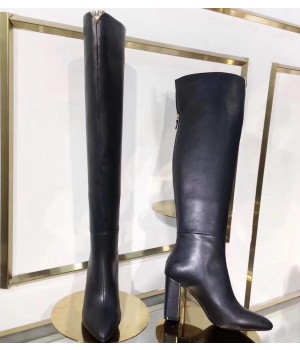 Louis Vuitton Black Calfskin Upper East Thigh Boot 2018 (LG-8030104 )