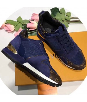 Louis Vuitton Run Away Sneaker Blue/Monogram Canvas 2017 (GD5023-7080711 )