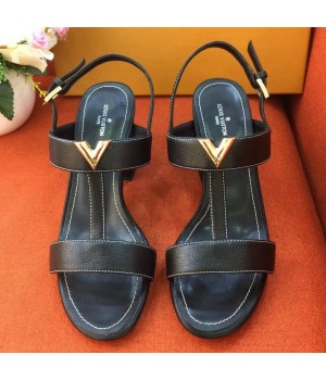 Louis Vuitton New Wave Sandal Black 2018 (LG-8022816 )