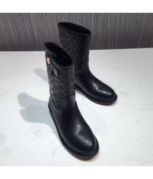 Louis Vuitton Embossed Leather Drops High Boot 2017 (1A022-7102002 )
