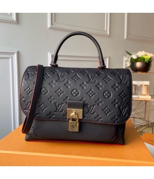 Louis Vuitton Marignan Messenger Bag in Empreinte Leather M44545 Navy Blue/Red 2019 (KD-9042617 )