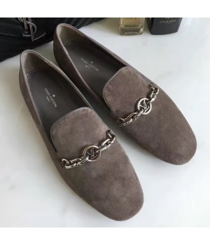 Louis Vuitton Schoolgirl Slipper Flat Brown 2016 (GD4005-6101512 )