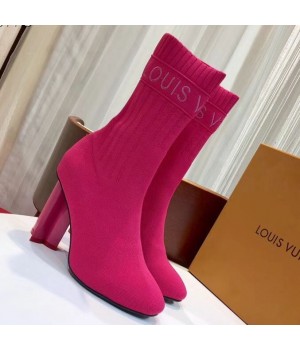 Louis Vuitton Fabric Silhouette Ankle Boot Rosy 2018 (GD1054-8121517 )