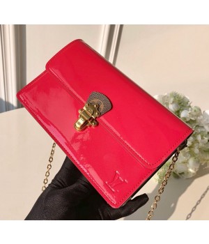 Louis Vuitton Cherrywood WOC Chain Wallet M63306 Hot Pink 2019 (KD-9022204 )