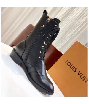 Louis Vuitton Buckle Black Clafskin Boot 2018 (GD1054-8121530 )
