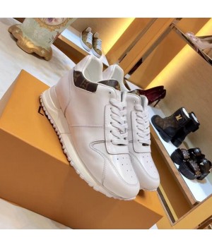 Louis Vuitton Run Away Sneaker in Silk Calfskin White/Monogram 2019 (SIYA-9030835 )