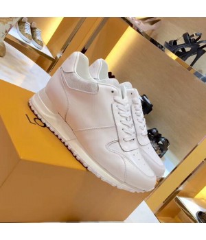 Louis Vuitton Run Away Sneaker in White Silk Calfskin 2019 (SIYA-9030836 )
