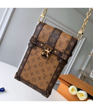 Louis Vuitton Monogram Canvas Phone Holder Mini Bag M63913 Monogram 2019 (KD-9040109 )