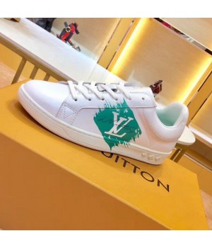 Louis Vuitton Luxembourg Sneaker 1A4OF6 White/Green 2019(For Woman and Man) (SIYA-9030847 )