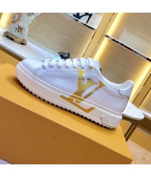 Louis Vuitton Time Out LV Sneaker 1A4VV8 White/Gold 2019 (SIYA-9030850 )