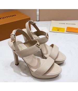 Louis Vuitton New Wave Heel Sandals White 2019 (KER-9022530 )