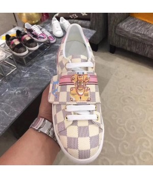 Louis Vuitton Damier Azur Canvas Frontrow Sneaker 1A43GN 2018 (GD5023-8042113 )