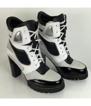 Louis Vuitton Digital Gate Ankle Boot Black/White 2016 (GD5033-6102016 )