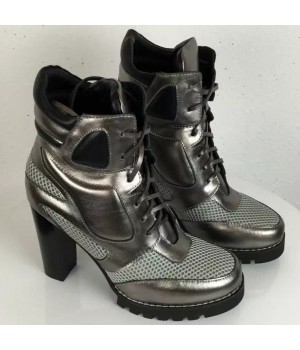 Louis Vuitton Digital Gate Ankle Boot 1A26KU Silver 2016 (GD5033-6102014 )