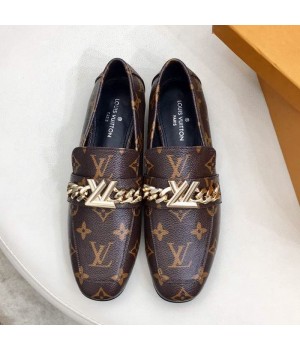 Louis Vuitton Upper Case Flat Loafer 1A4XDD Monogram Canvas 2019 (HZJ-9040831 )
