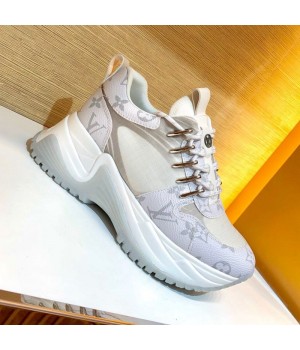 Louis Vuitton Run Away Pulse Sneakers White/Light Gray 2019 (SIYA-9040841 )