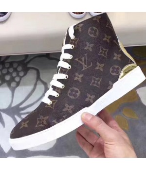 Louis Vuitton Stellar Sneaker Boot 1A2YZE Monogram Canvas 2017 (GD5010-7091829 )
