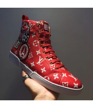 Louis Vuitton World Tour Sneaker Boot 1A2R4V For Men Red 2017 (JQB-7091838 )