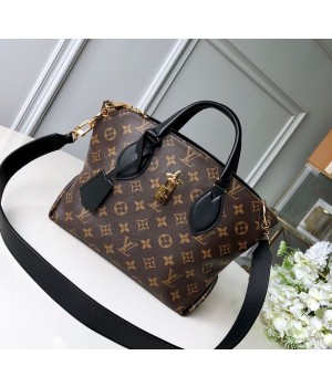 Louis Vuitton Flower Zipped Tote BB in Monogram Canvas M44351 Black 2019 (KD-9030602 )