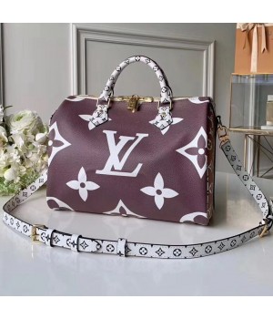 Louis Vuitton Mulicolor Monogram Canvas Speedy 30 Bag M41112 Purple/Brown 2019 (TINO-8122030 )