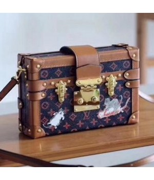 Louis Vuitton Catogram Canvas Petite Malle M44407 Brown/Orange2019 (F-9010918 )